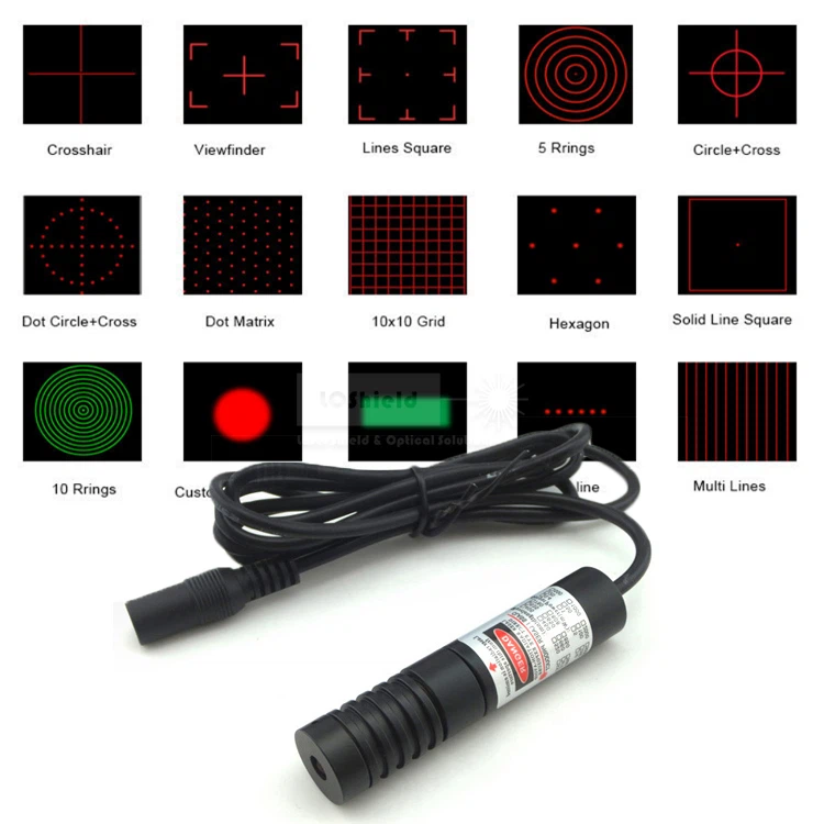 Customized Patterns DOE Laser Module